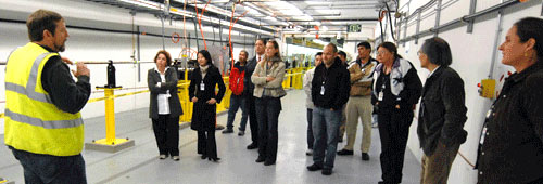 PHOTO: Community members on a tour of SLAC