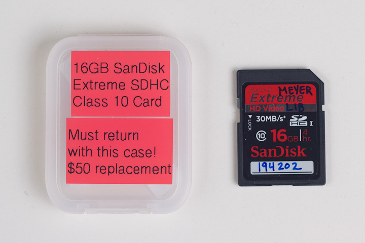 16GB SanDisk Extreme SDHC card