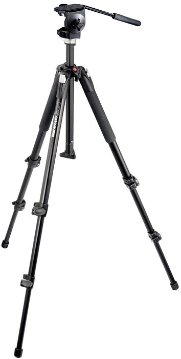 Manfrotto 190XB tripod with fluid head