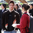 Two students talking