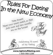 right stuff dating ad