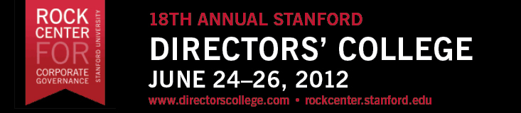 The 18th Annual Stanford Directors' College