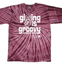 Giving is groovy t-shirt design