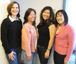 Carol Deacon, Kim Wong, Judy Schmidt, & Kelly Matsuura