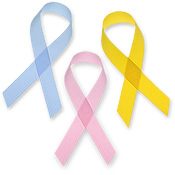 cancer research ribbons