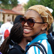 Smiling female student