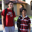 Two students chatting