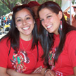 Two native american students at the annual Pow Wow