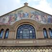 Mosaic Face of Memorial Church, “Christ Blessing the People”