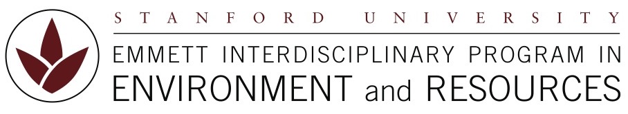 logo: Stanford University Emmett Interdisciplinary 
Program in Environment and Resources