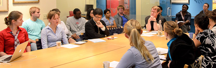 Photo of students in a lecture hall