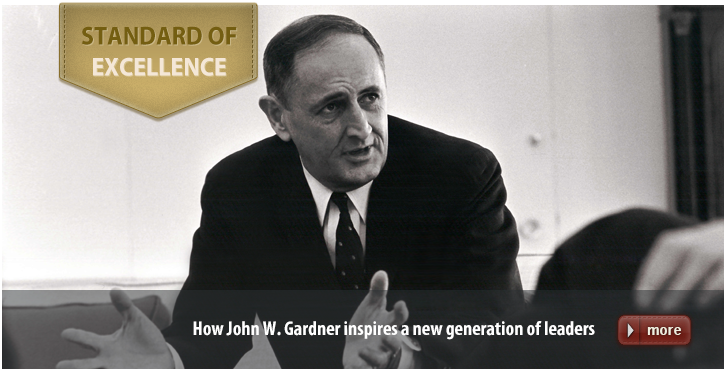 How John W. Gardner inspires new generation of leaders