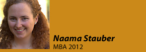 Naama Stauber, MBA 2012