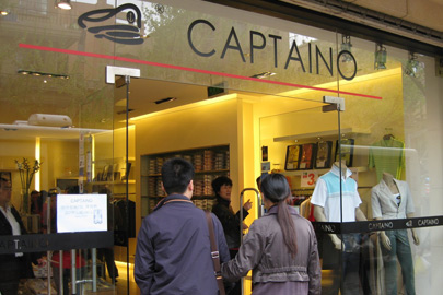 A Chinese store selling  'Italian' clothing in Shanghai./Photo: Sylvia Yanagisako