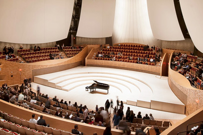 Interior of the new Bing Concert Hall/Photo: Aislinn Weidele/Ennead Architects