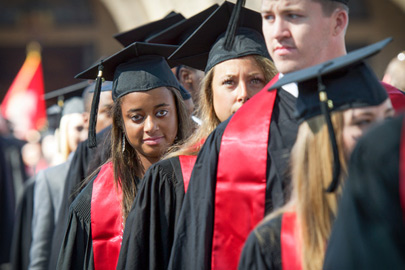 Students on Commencement Day / Photo: L.A. Cicero