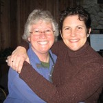 Catherine Palter, right, with heaing partner Margot Baker