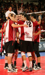 Men's volleyball won a national championship