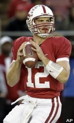 Andrew Luck is Stanford's star quarterback