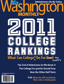 cover of Washington Monthly