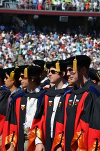 Law School graduates at Commencement