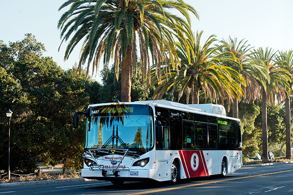 Photo of electric Marguerite bus