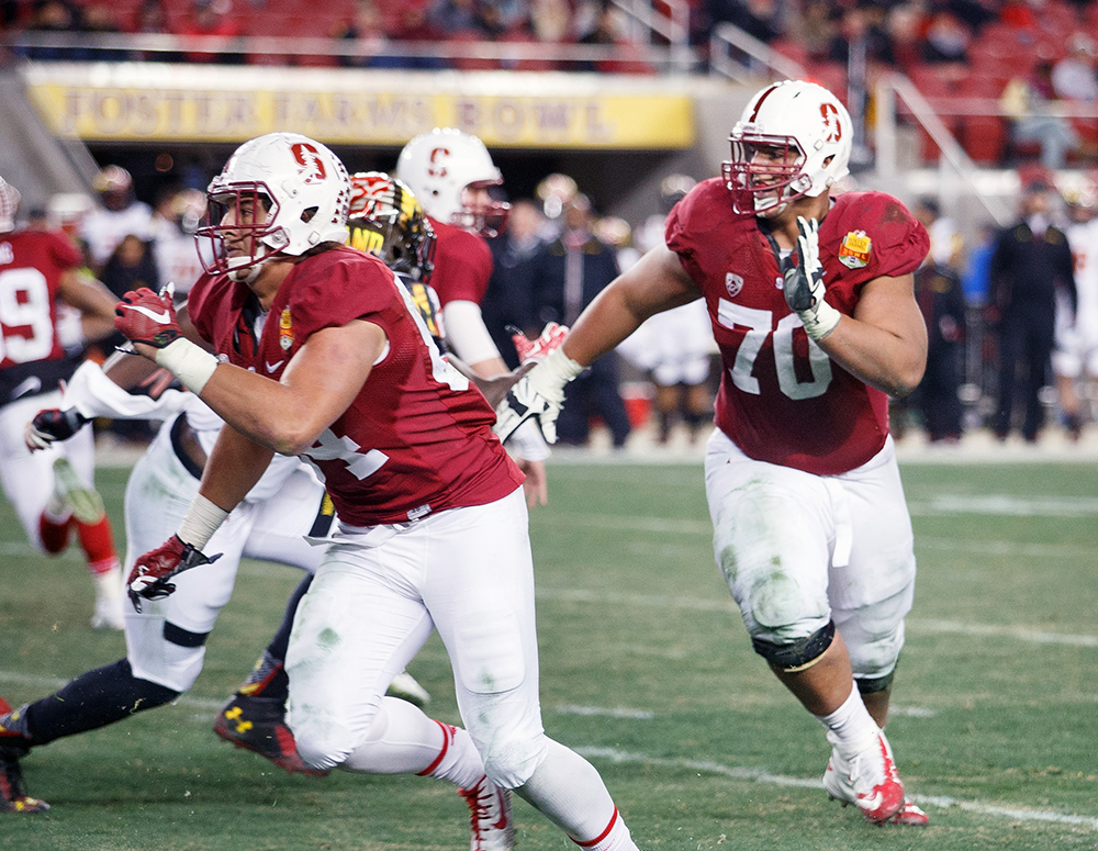 Andrus Peat will be among the Cardinal participating in Stanford's Pro Timing Day. (Photo: David Elkinson)