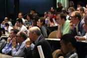 Photo – Attentive audience members listen to a catalysis presentation