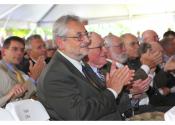 Photo - Claudio Pellegrini at the LCLS Dedication