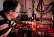 Photo of an experiment hutch at the Stanford Synchrotron Radiation Lightsource