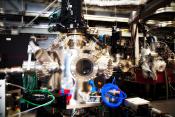 Photo - vacuum chamber inside the SXR experimental hutch