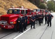 Photo - Cal Fire firefighters tour SLAC