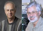 Side-by-side headshots of Blas Cabrera (left) and Bernard Sadoulet