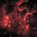 Image - Infrared image of star-forming region Cygnus X, showing giant gas swirls