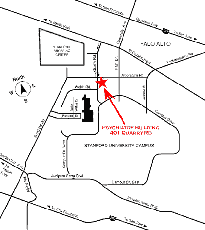 Psychiatry Building map