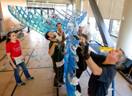 More than shiny: Stanford's new sculpture by Alyson Shotz