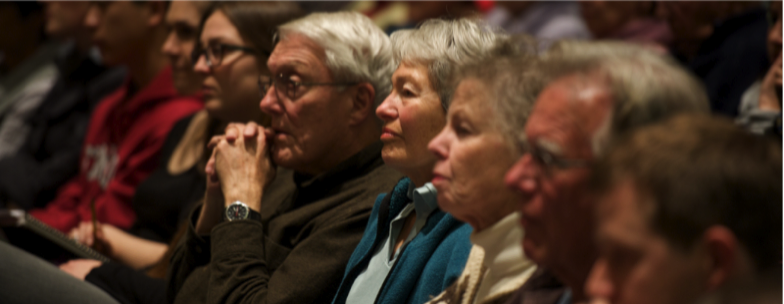 Members of an audience