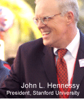 Photo of John L. Hennessy, president of Stanford University