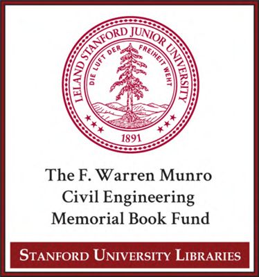 The F. Warren Munro Civil Engineering Memorial Book Fund