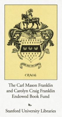 The Carl Mason and Carolyn Craig Franklin Endowed Book Fund in Humanities