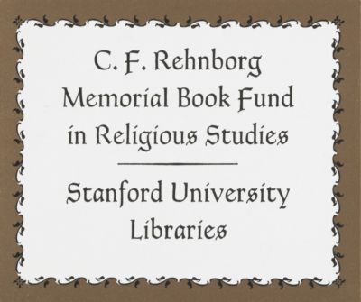 C. F. Rehnborg Memorial Book Fund in Religious Studies