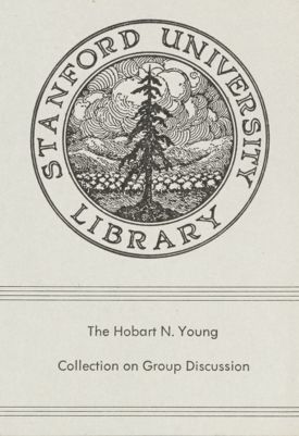 Hobart N. Young Collection on Group Discussion